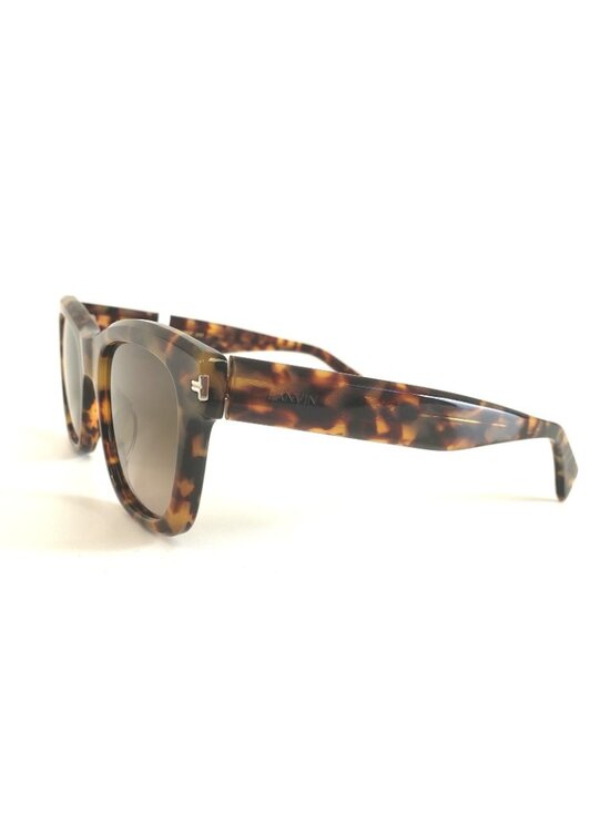 Lanvin LNV620S 213 52mm Square Cat Eye Sunglasses Havana Brown Gradient - Italy main image 3